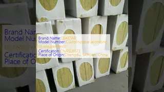 600x1200 mm Stone Wool Insulation Board with Temperature Resistance -268°C to 700°C and Recyclable Eco-friendly Material