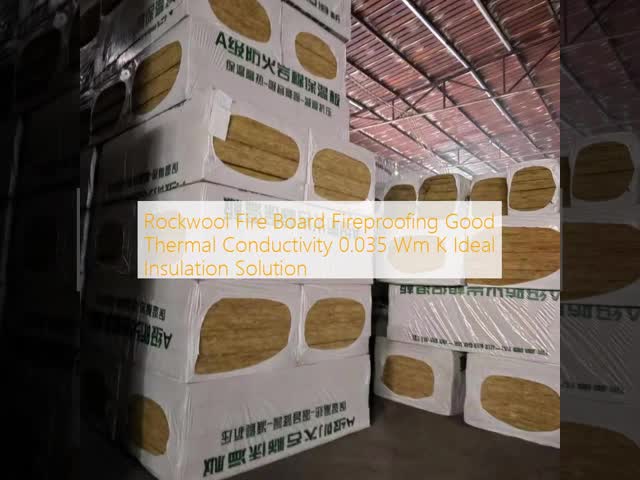 Rockwool Fire Board Fireproofing Good Thermal Conductivity 0.035 Wm K Ideal Insulation Solution