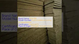 Rockwool Fire Board Fireproofing Good Thermal Conductivity 0.035 Wm K Ideal Insulation Solution