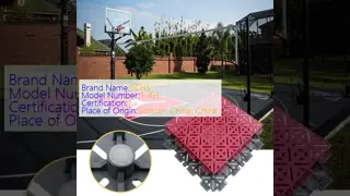 PP Interlocking Sports Tiles for Basketball Court and Multi-Use