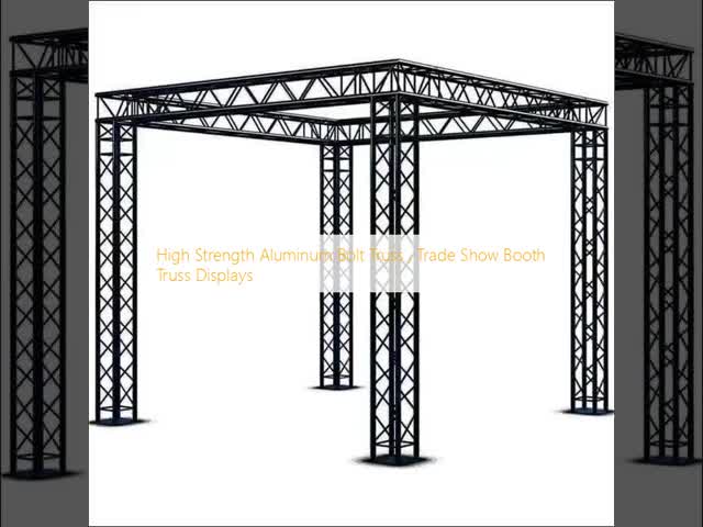 High Strength Modular & Scalable Aluminum Bolt Truss 200mm*200mm for Trade Show Displays 0.5m aluminium alloy truss 1m aluminum stage lighting truss aluminum truss lighting safety equipment case