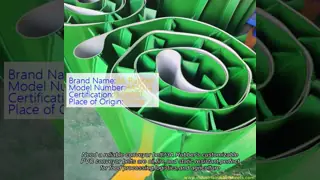 Custom Size Oil Resistant Fire Resistant PVC Conveyor Belt for Food Processing and Logistics