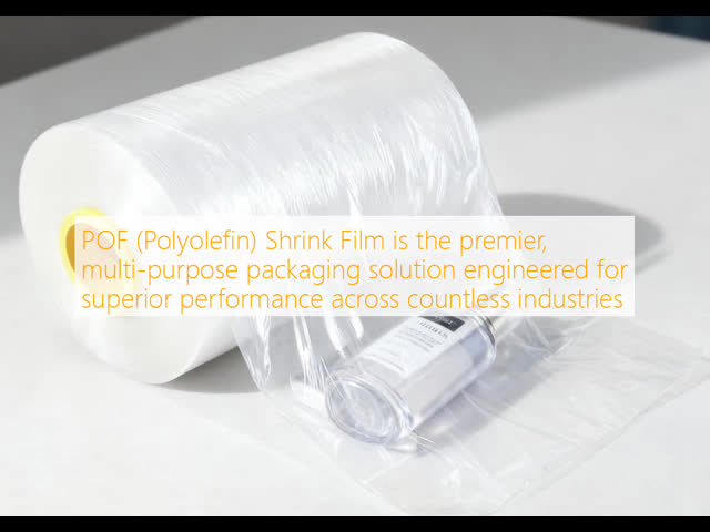 Industrial Grade Strength Polyolefin Shrink Film Custom Size For Sustainable Packaging