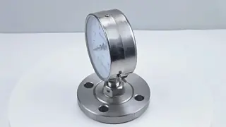 Diaphragm Pressure Gauge with Flange