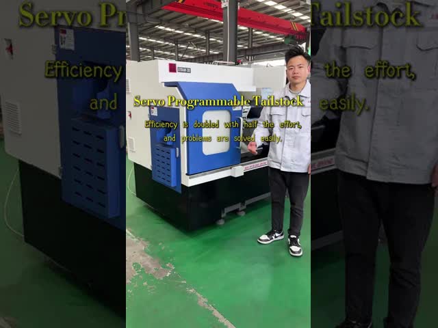 Horizontal High Precision Slant Bed CNC Lathe Machine With 350mm Tailstock Travel