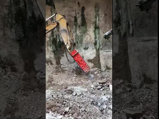 Top type hydraulic breaker 