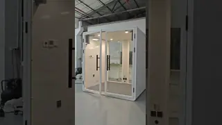 China K218 Bench Sofa Modular Portable Office Furniture Soundproof Office Phone Booth Pods supplier