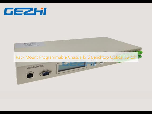 Rack Mount Programmable Chassis 1x16 Benchtop Optical Switch