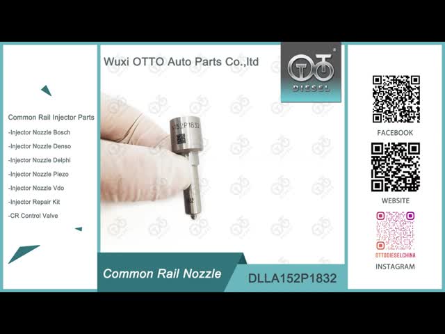 DLLA152P1832 / 0 433 172 120  Injector Nozzle-Φ3.5 Series Common Rail Nozzle For Injectors 0445120162 / 307