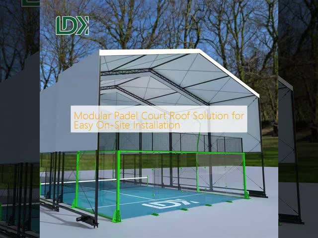 Factory Direct Padel Court Roof System for Commercial Installation