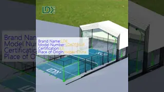 Factory Direct Padel Court Roof System for Commercial Installation