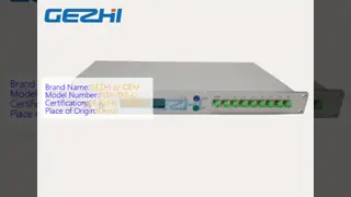 Low Insertion Loss Rack 1650nm 1X8 Optical Switch Equipment
