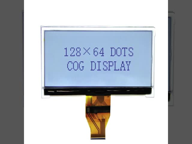 128X64 FSTN LCD Cog Display Lightweight 32PIN Chip On Glass LCD Display