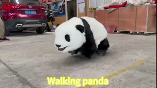 New Realistic Animatronic Remote Control Walking Robot Animal Panda Robot Dog
