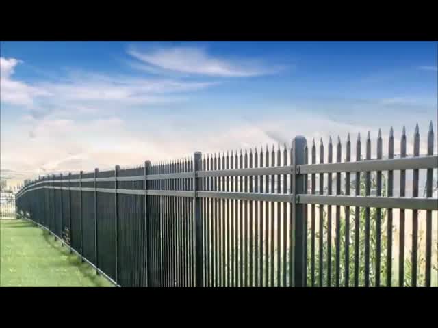 Residential Area Zinc Steel Guardrail Fence Park School Wrought Iron Fence Villa Factory Courtyard Isolation and Protection