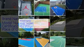 PP Interlocking Basketball Court Tiles 340x340mm 10-Year Warranty