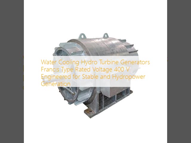 Water Cooling Hydro Turbine Generator with Forged Steel Shaft and 3x28MW Capacity for Efficient Hydropower Generation