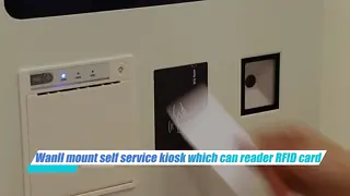 21.5 Inch Self Service Terminal Ticket Printing Restaurant Kiosk System