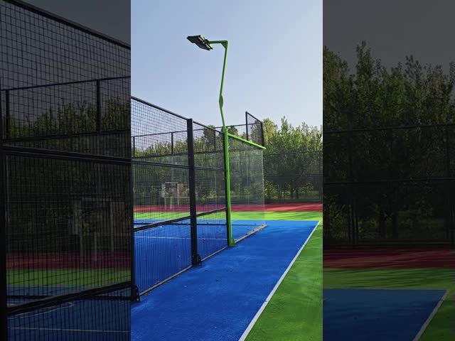 Standard Model Outdoor Padel Tennis Court Glass Welded Wire Mesh Fence For Padel Field