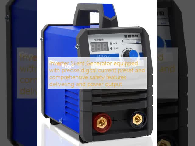 Inverter Silent Generator with Precise Digital Current Preset, Comprehensive Safety Features, and Equal Current Output at 220V/380V