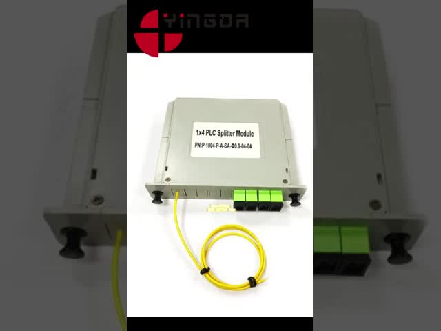 1X4 With 2mm Cable  Input Port LGX Type Fiber Optical Splitter Box With 0.5m Pigtail Length For Single Mode SM G657A Networks