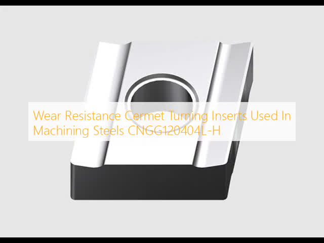 Wear Resistance Cermet Turning Inserts Used In Machining Steels CNGG120404L-H