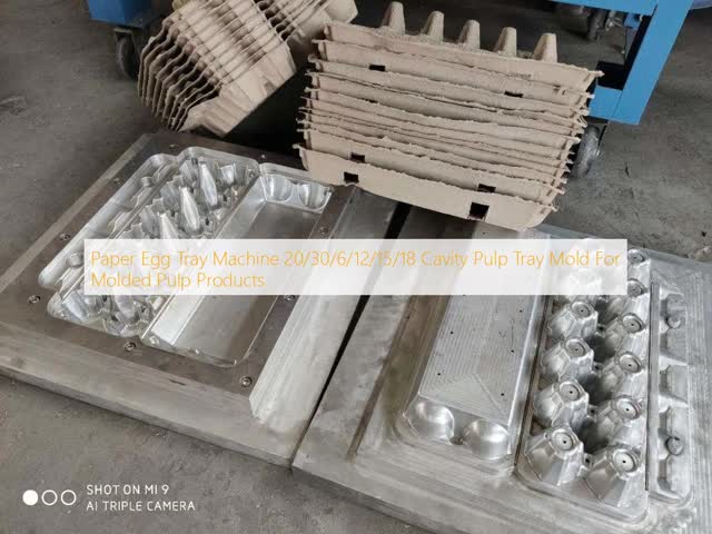 Paper Egg Tray Machine 20/30/6/12/15/18 Cavity Pulp Tray Mold For Molded Pulp Products
