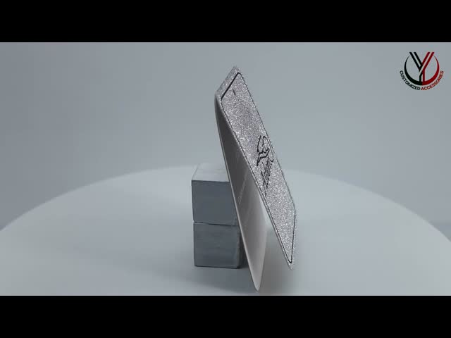 OEM Sliver Glitter Printed Recycled Paper Hang Tags For Clothing