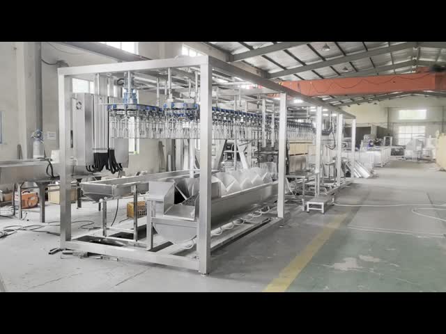 CE Stainless Steel Free Installation Automatic 1000 Chickens Per Hour Factory Compact Chicken Slaughtering Machine Line