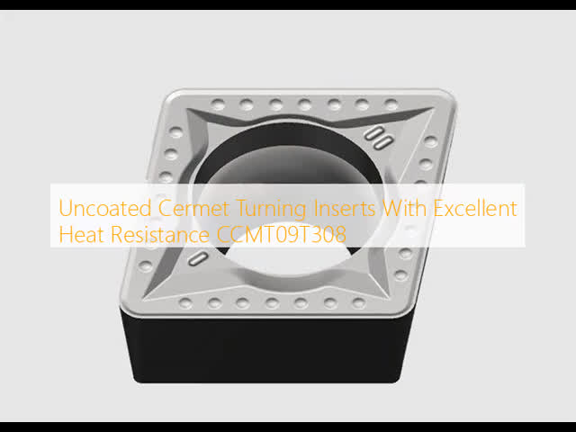 Uncoated Cermet Turning Inserts With  Excellent Heat Resistance CCMT09T308
