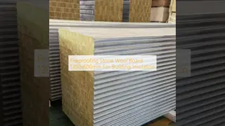 Fireproofing Stone Wool Board 1200x600mm For Building Insulation