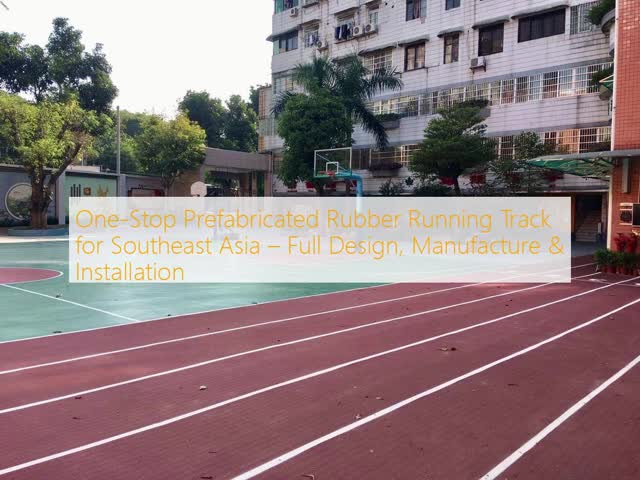 Professional-Grade Prefab Synthetic Track - Wholesale and Customization Options