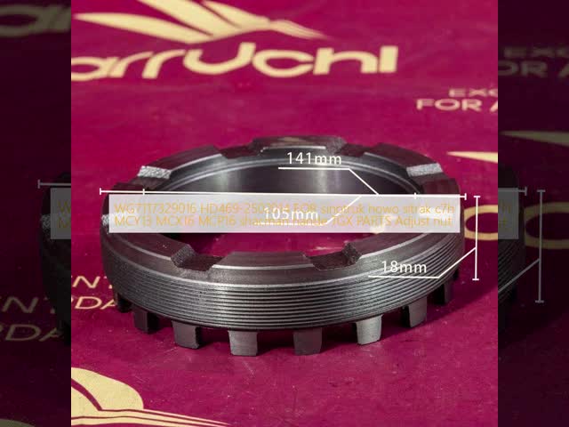 WG7117329016 HD469-2502014 FOR sinotruk howo sitrak c7h MCY13 MCX16 MCP16 shacman hande TGX PARTS Adjust nut