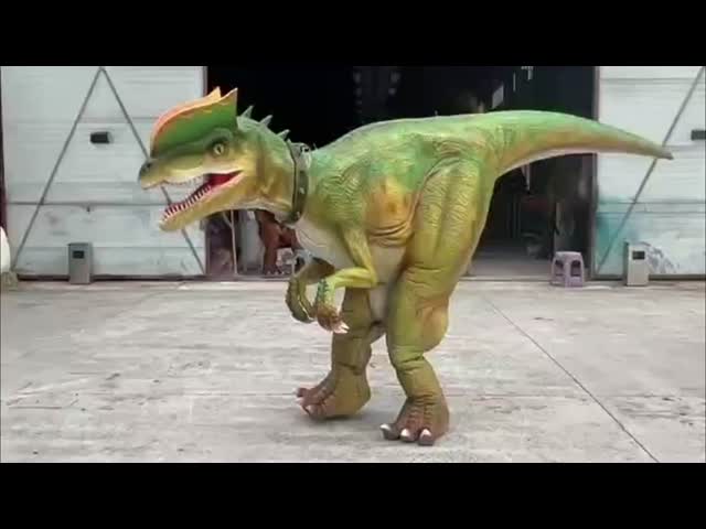 Holiday Attraction Walking Cosplay Dinosaur Costume Simulated
