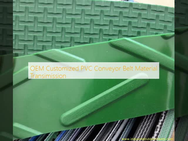 Customizable Length Heat Resistant Oil Resistant PVC Conveyor Belt for Material Transmission