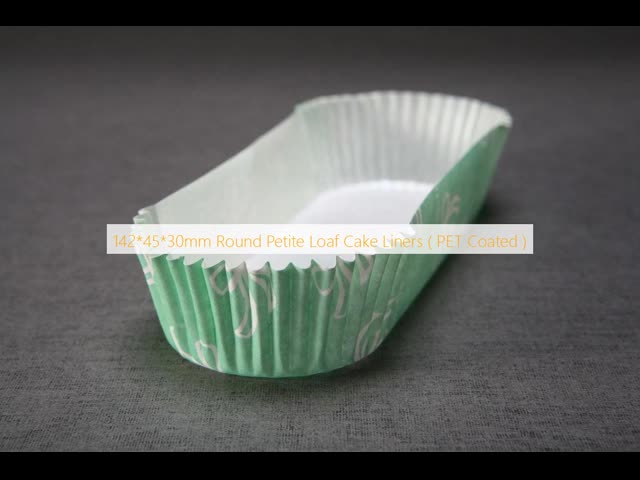 142*45*30mm Round Petite Loaf Cake Liners ( PET Coated )