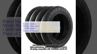 S-240-4R ラバーエアスプリング 日本 横浜 クワッドコンボリュート パンチエアベローズ