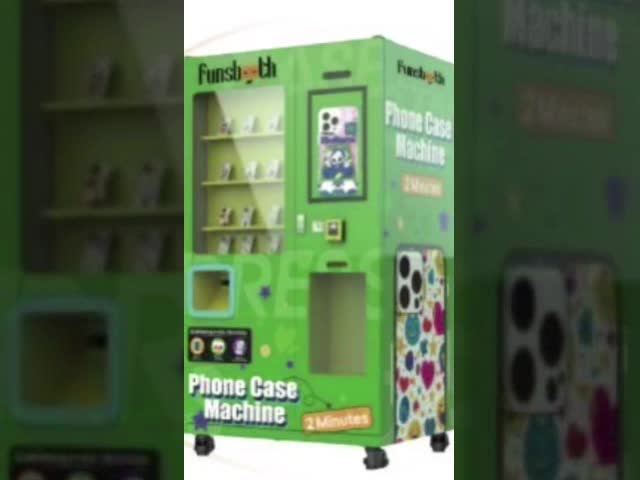 DIY Phone Case Vending Machine Self Service Printing Custom Designed Phone Case