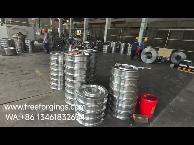 Forged Crane Wheel For Industrial Cranes Handling Equipment Custom Forged Wheels