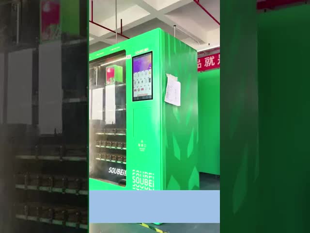 Haloo 21.5-inch touchscreen blind box vending machine XY delivery platform with extra-large display window