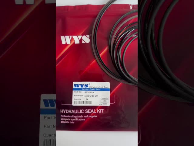 WYS OEM R210W-9 HUB SEAL KIT DOUBLE LIP SEAL FOR 21-TON EXCAVATOR PARTS