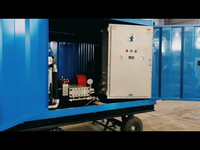 1500bar High Pressure Water Jet Cleaning Machine with 264kW Diesel Engine and 60 L/min Water Flow for Industrial Applications