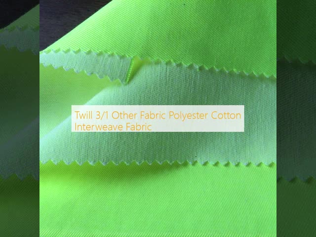 Twill 3/1 Other Fabric Polyester Cotton Interweave Fabric