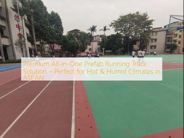 One-Stop Prefabricated Rubber Running Track for Southeast Asia – Full Design, Manufacture & Installation