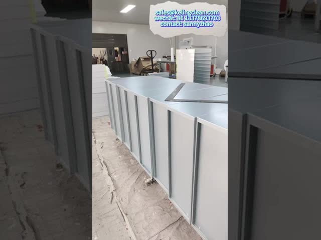 Fiberglass H13 Deep Pleat Cleanroom HEPA Filters / HEPA Air Filter With Separator