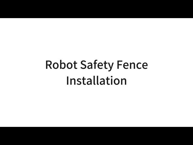 Industrial Automation Robot Safety Fence Machine Protactive Wire Mesh Machine Guard Fencing