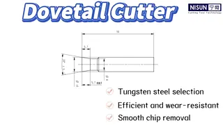 Dovetail Milling Cutter End Mill Groove Slot 48 60 90 Degree Carbide M2 HSS M35 PM Material