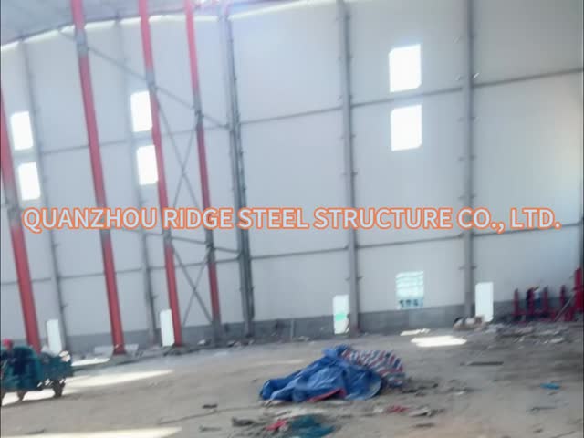 Industrial Long-Span Steel Buildings Custom Pre-Engineered Structural Frames for Large-Scale Construction