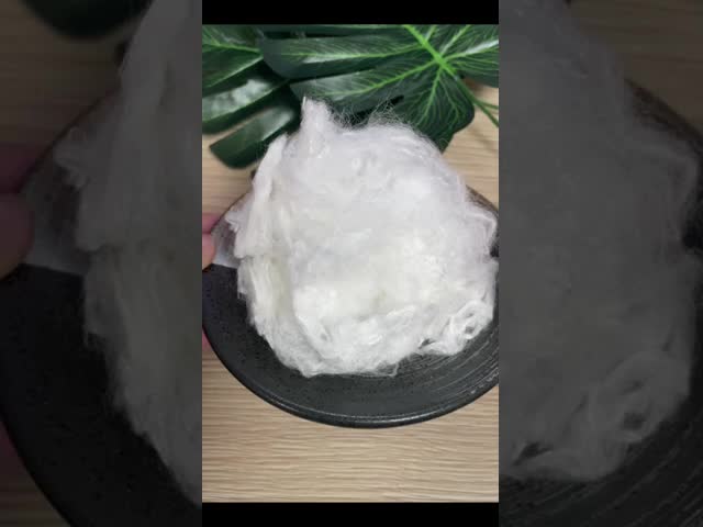 Flame Retardant Viscose Polyester Fiber 70-30 Blend White