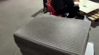 Woven Flat Decorative Wire Mesh Metal Room Divider